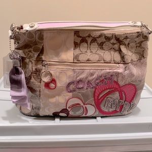 Coach poppy hobo bag